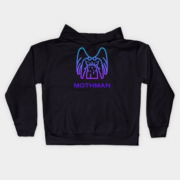 Mothman Kids Hoodie by Fee Artistry